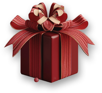 Gift box representing balanced break-time play