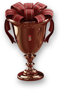 Trophy representing replayable short challenges